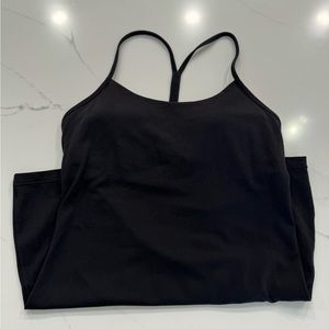 Lululemon Power Y Tank size 6 Black